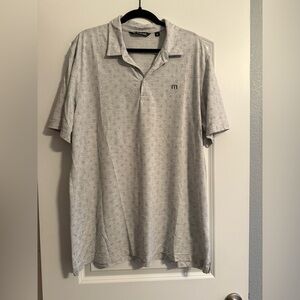 Travis Mathew Gray Polo Shirt